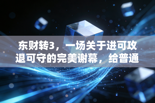 东财转3,一场关于进可攻退可守的完美谢幕,给普通投资者的深刻启示