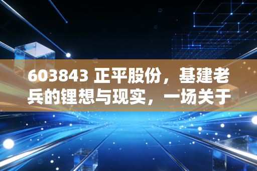 603843 正平股份，基建老兵的锂想与现实，一场关于生存与突围的博弈