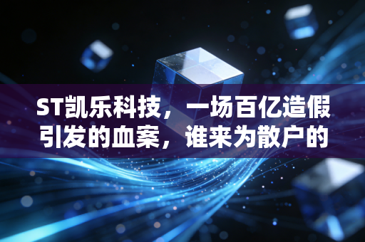 ST凯乐科技,一场百亿造假引发的血案,谁来为散户的眼泪买单?