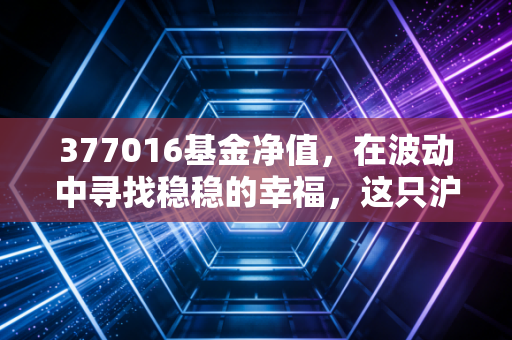 377016基金净值,在波动中寻找稳稳的幸福,这只沪港深基金值得托付吗?