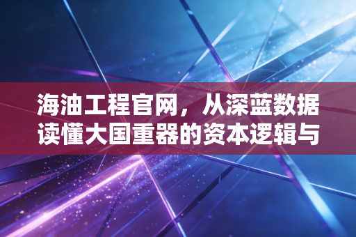 海油工程官网,从深蓝数据读懂大国重器的资本逻辑与未来想象