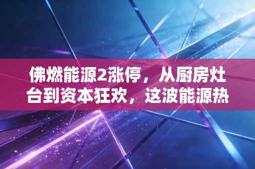 佛燃能源2涨停,从厨房灶台到资本狂欢,这波能源热究竟是风口还是陷阱?