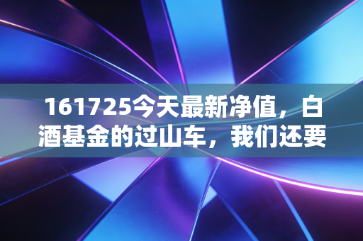 161725今天最新净值,白酒基金的过山车,我们还要坐多久?