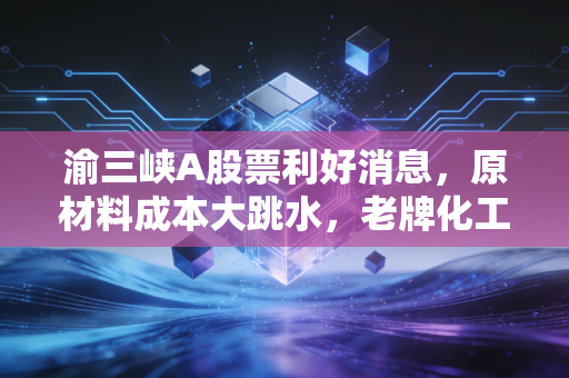渝三峡A股票利好消息,原材料成本大跳水,老牌化工龙头的价值回归之路