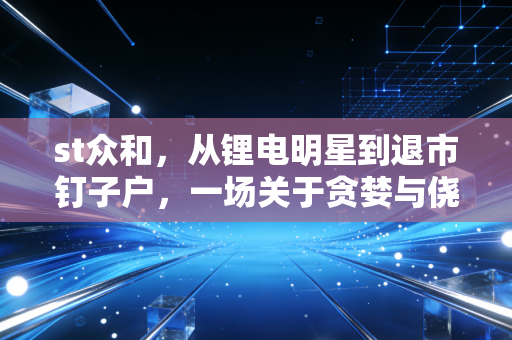 st众和，从锂电明星到退市钉子户，一场关于贪婪与侥幸的残酷博弈