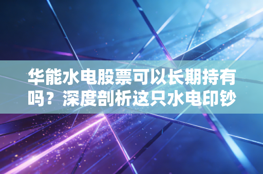 华能水电股票可以长期持有吗?深度剖析这只水电印钞机的真实价值