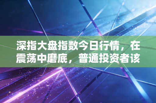 深指大盘指数今日行情,在震荡中磨底,普通投资者该如何守住自己的钱袋子?