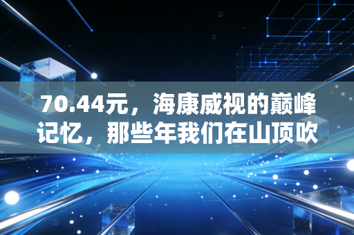 70.44元，海康威视的巅峰记忆，那些年我们在山顶吹过的风
