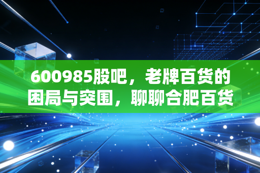 600985股吧,老牌百货的困局与突围,聊聊合肥百货这只收息股还香不香?