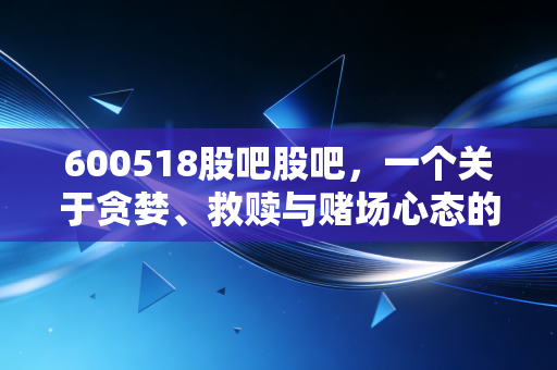600518股吧股吧,一个关于贪婪、救赎与赌场心态的真实故事