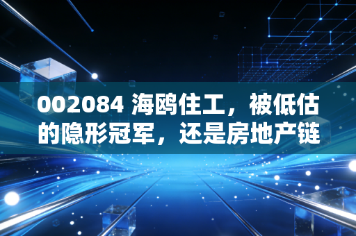 002084 海鸥住工,被低估的隐形冠军,还是房地产链上的困兽?