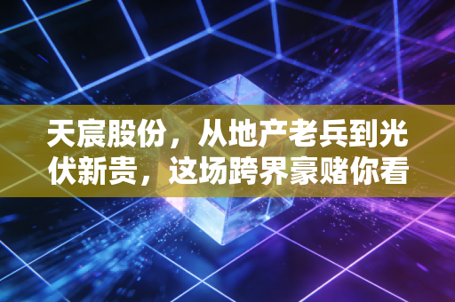 天宸股份,从地产老兵到光伏新贵,这场跨界豪赌你看懂了吗?