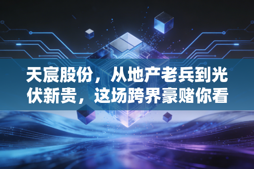 天宸股份,从地产老兵到光伏新贵,这场跨界豪赌你看懂了吗?