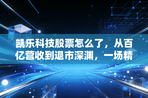 凯乐科技股票怎么了,从百亿营收到退市深渊,一场精心编织的资本骗局