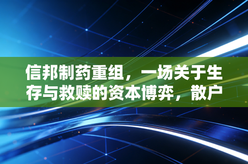 信邦制药重组,一场关于生存与救赎的资本博弈,散户该走还是留?