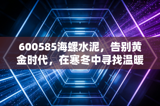600585海螺水泥，告别黄金时代，在寒冬中寻找温暖的炉火——深度复盘与未来展望