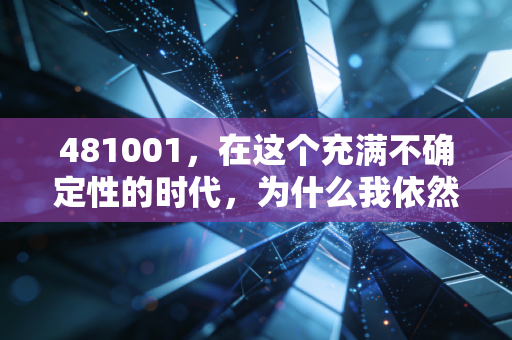 481001,在这个充满不确定性的时代,为什么我依然坚定地把钱交给这只中证500基金?
