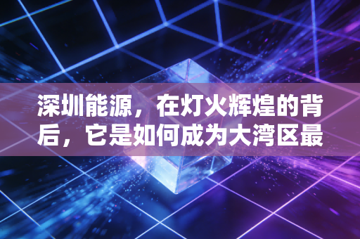 深圳能源,在灯火辉煌的背后,它是如何成为大湾区最稳的压舱石?