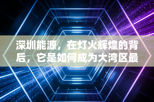 深圳能源,在灯火辉煌的背后,它是如何成为大湾区最稳的压舱石?