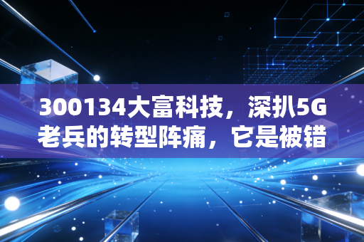 300134大富科技,深扒5G老兵的转型阵痛,它是被错杀的潜力股还是资本市场的画饼大师?