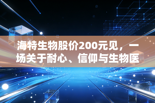 海特生物股价200元见,一场关于耐心、信仰与生物医药黄金时代的深度对话
