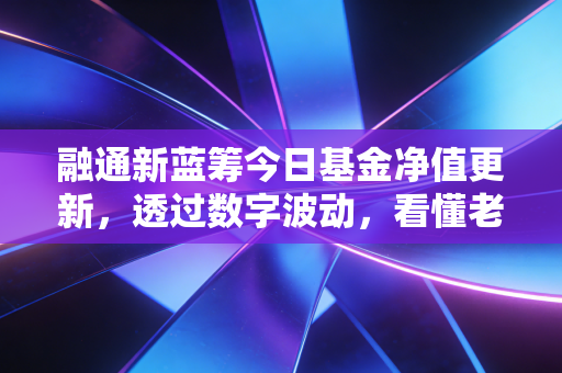 融通新蓝筹今日基金净值更新,透过数字波动,看懂老牌劲旅的长期主义