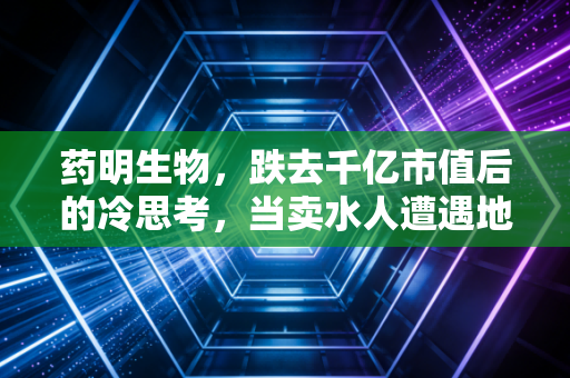 药明生物,跌去千亿市值后的冷思考,当卖水人遭遇地缘政治的惊涛骇浪