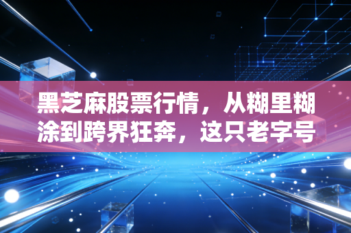 黑芝麻股票行情,从糊里糊涂到跨界狂奔,这只老字号还能香多久?