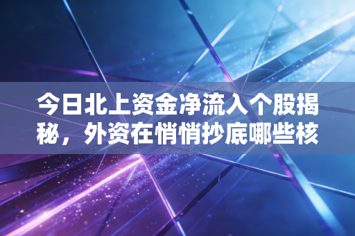 今日北上资金净流入个股揭秘,外资在悄悄抄底哪些核心资产?是时候跟随聪明钱布局了吗?