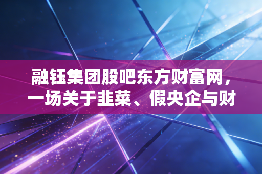 融钰集团股吧东方财富网,一场关于韭菜、假央企与财富幻梦的残酷回忆录