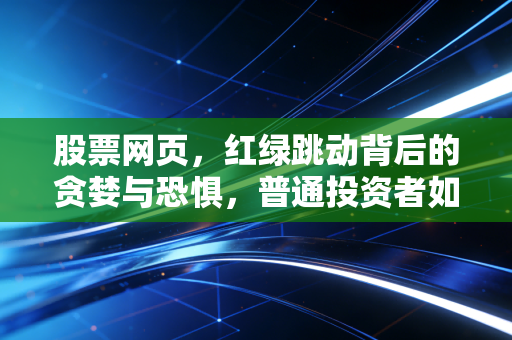 股票网页，红绿跳动背后的贪婪与恐惧，普通投资者如何走出数字迷宫