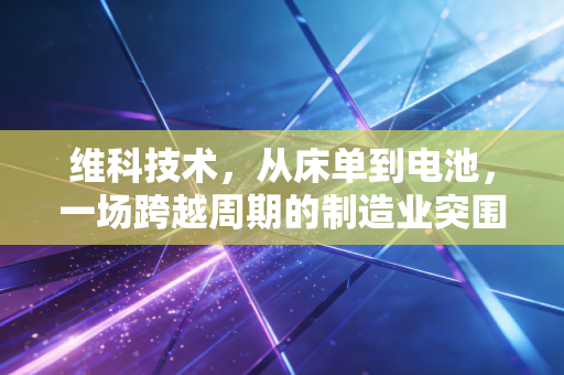 维科技术,从床单到电池,一场跨越周期的制造业突围战