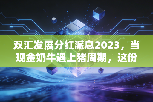 双汇发展分红派息2023，当现金奶牛遇上猪周期，这份稳稳的幸福还能领多久？
