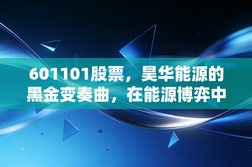 601101股票,昊华能源的黑金变奏曲,在能源博弈中寻找确定性
