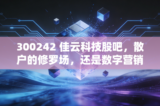 300242 佳云科技股吧，散户的修罗场，还是数字营销的潜龙在渊？