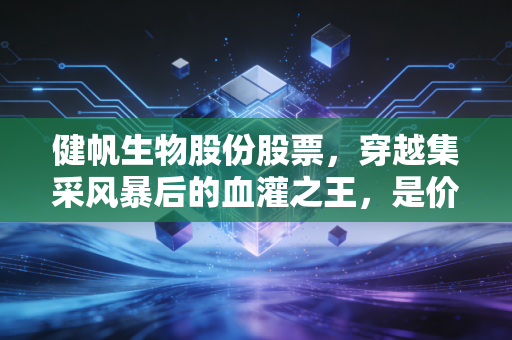 健帆生物股份股票，穿越集采风暴后的血灌之王，是价值陷阱还是黄金坑？