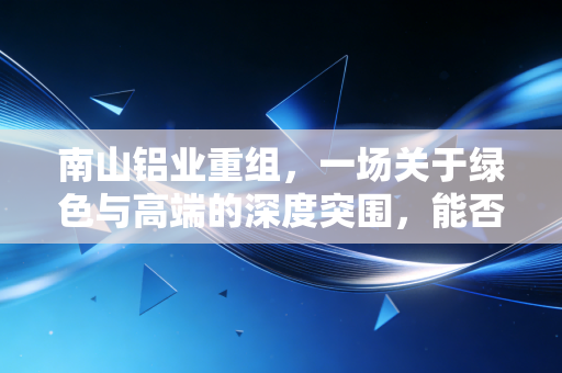 南山铝业重组，一场关于绿色与高端的深度突围，能否改写行业估值逻辑？