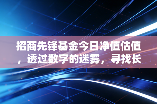 招商先锋基金今日净值估值,透过数字的迷雾,寻找长期持有的定力