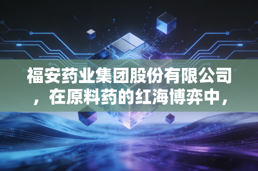 福安药业集团股份有限公司，在原料药的红海博弈中，能否借制剂转型突围？