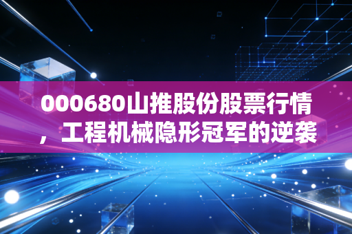 000680山推股份股票行情，工程机械隐形冠军的逆袭之路，这只被低估的山东硬汉值得拥有吗？