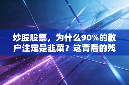 炒股股票，为什么90%的散户注定是韭菜？这背后的残酷真相与破局之道