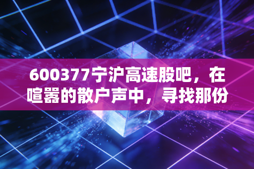 600377宁沪高速股吧，在喧嚣的散户声中，寻找那份稳稳的收租幸福