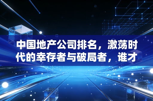 中国地产公司排名,激荡时代的幸存者与破局者,谁才是你值得信赖的家?