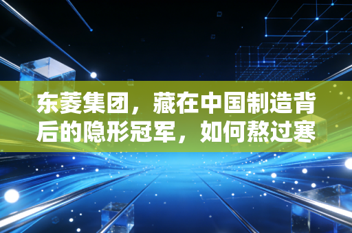 东菱集团，藏在中国制造背后的隐形冠军，如何熬过寒冬？