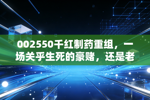 002550千红制药重组，一场关乎生死的豪赌，还是老牌药企的新生？