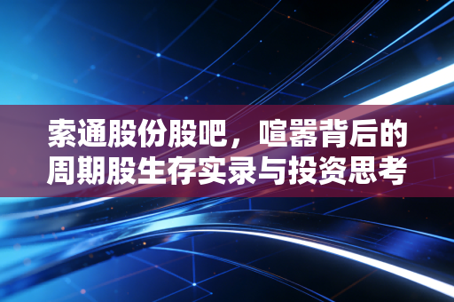 索通股份股吧,喧嚣背后的周期股生存实录与投资思考