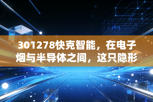 301278快克智能,在电子烟与半导体之间,这只隐形冠军到底还能打多久?