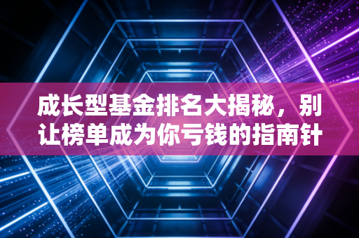成长型基金排名大揭秘,别让榜单成为你亏钱的指南针