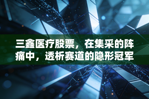 三鑫医疗股票，在集采的阵痛中，透析赛道的隐形冠军能否穿越周期？