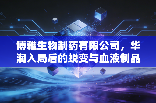 博雅生物制药有限公司，华润入局后的蜕变与血液制品赛道的长期价值博弈